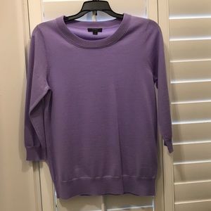 J Crew lightweight wool sweater3/4 length sleeve